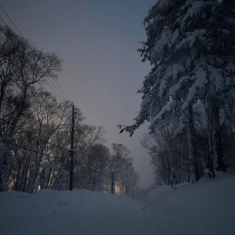 最後は真っ暗でした☹️