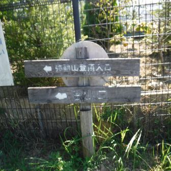 弥勒山登山口へ向かう