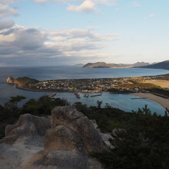 芥屋の町並み。