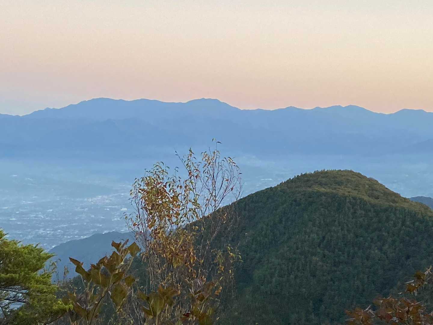 途中展望台から