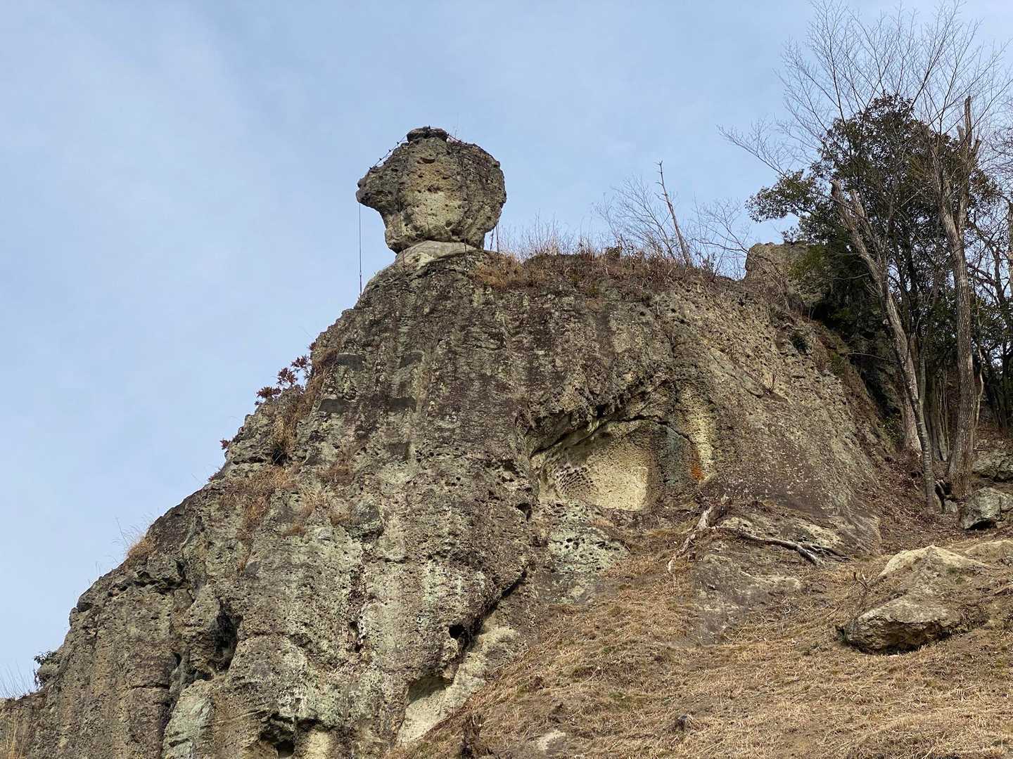 大谷寺-御止山登山口-御止山-大正天皇記念碑 往復コースの写真