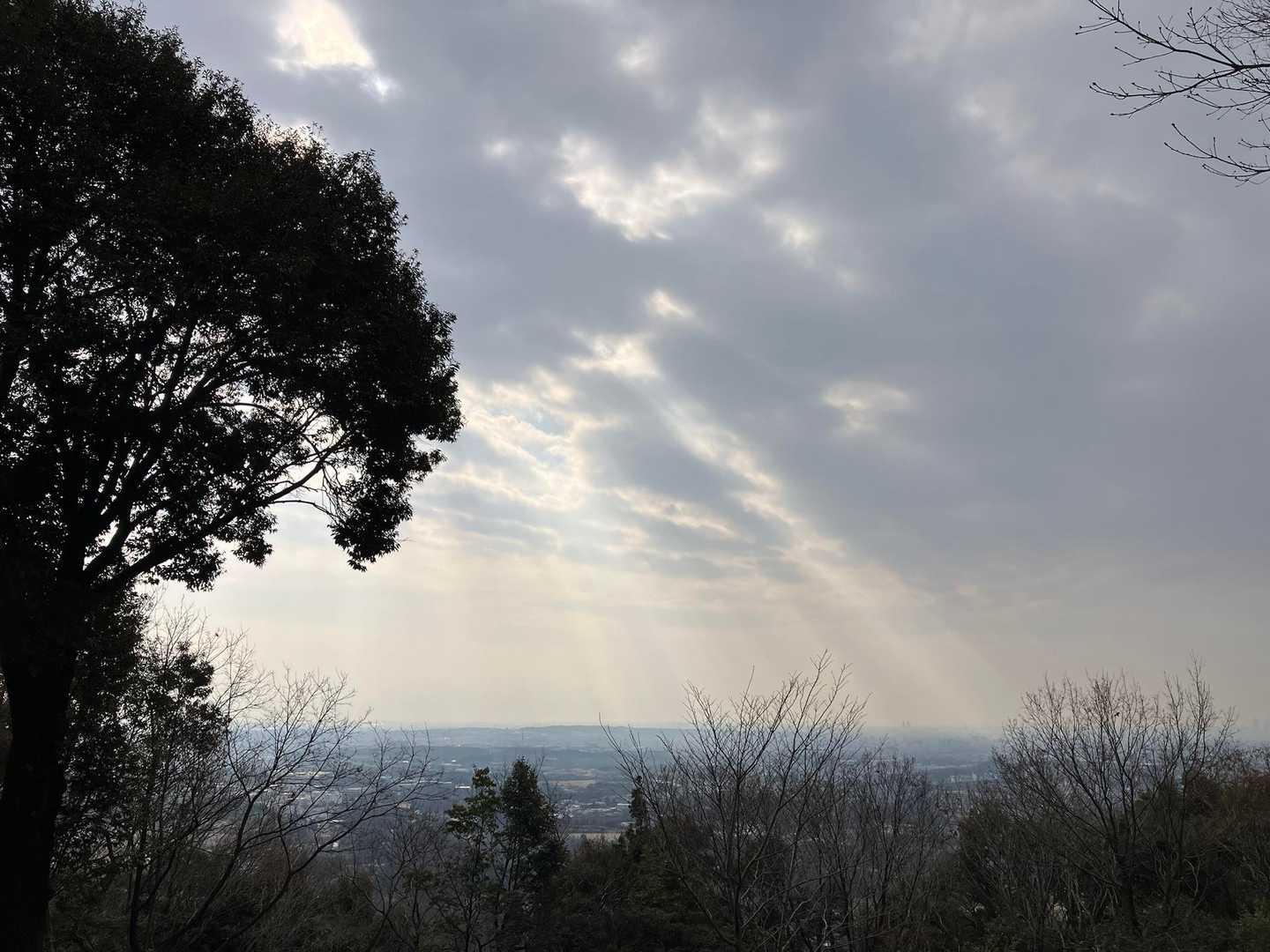 雲が多いから見ることができる
天使の梯子✨️