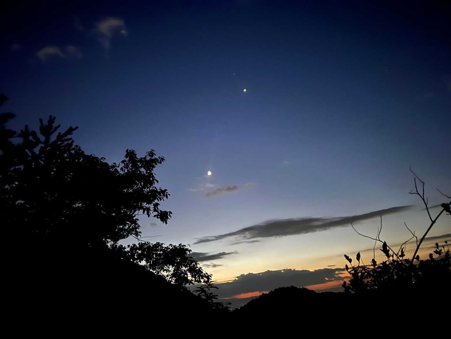 🌒もでてる