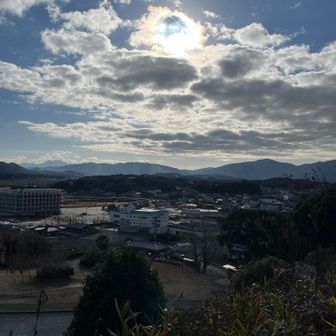 嘉麻市役所のお隣高台にある公園です