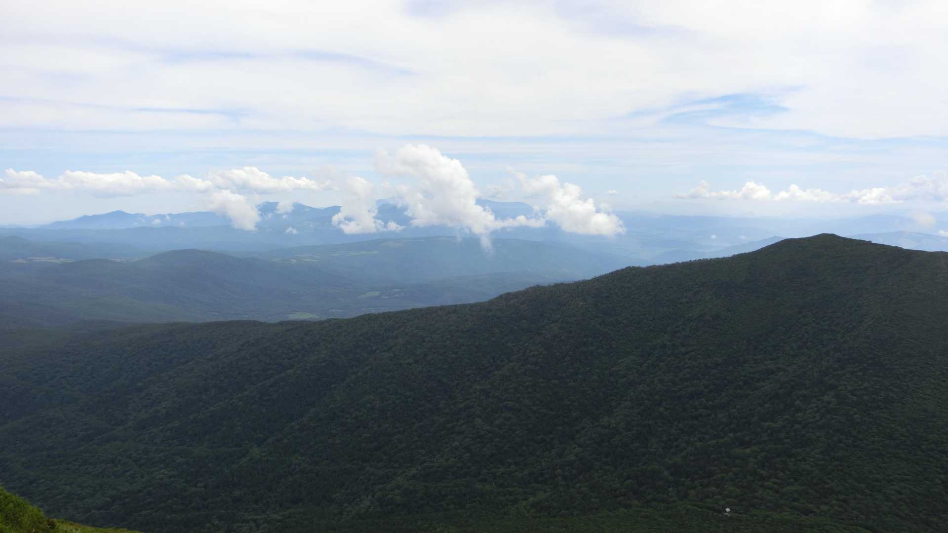 五葉山は雲の奥