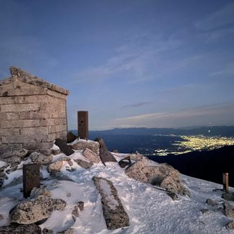 山梨の夜景、甲斐駒ヶ岳から綺麗だ🤩