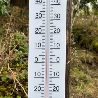 9℃。休憩時にシェルを着ました
風もあるので体感的には燕岳より寒い🥶