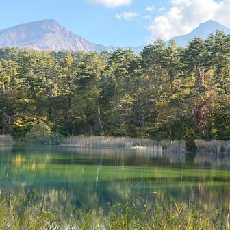 磐梯山がよく見えるるり沼
疲れがどっときたので、五色沼散策はここまで😮‍💨