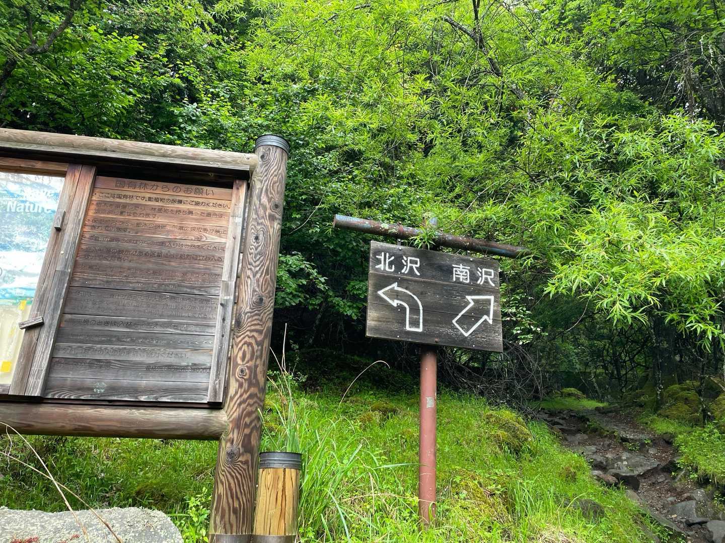美濃戸登山口-地蔵ノ頭 周回コースの写真
