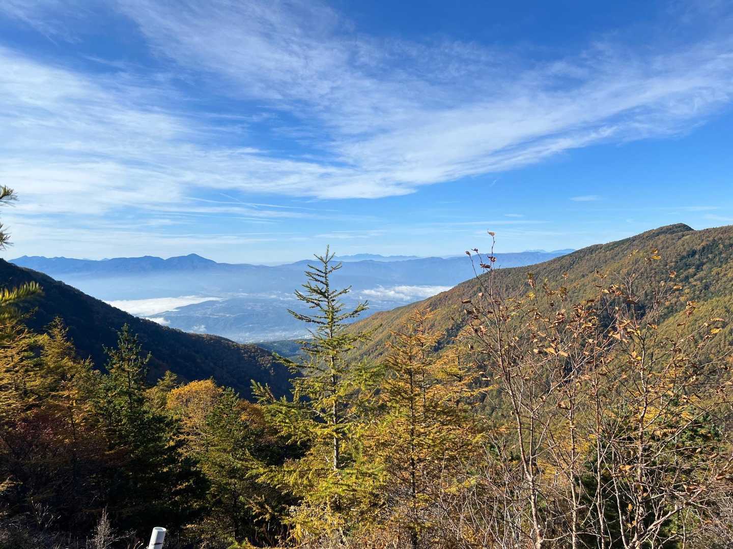 高峰温泉バス停-水ノ塔山-篭ノ登山-池ノ平湿原入口 周回コースの写真