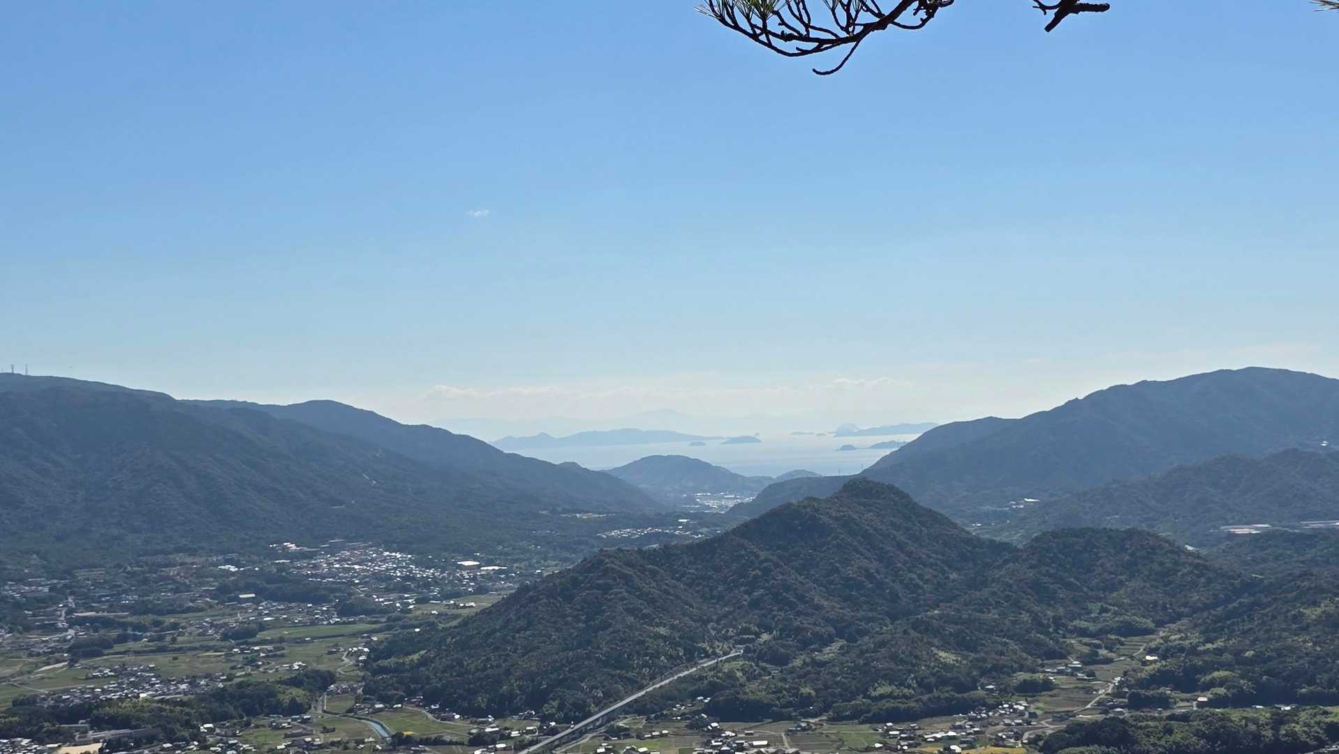 海が見えるよーっ