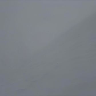 国道部分は完全ホワイトアウト。かろうじて斜面が見える