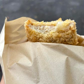 釜飯屋で買ったゴボウのコロッケ