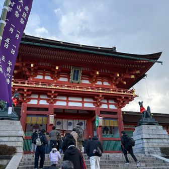登り始めは小雪もあり寒かった❄️