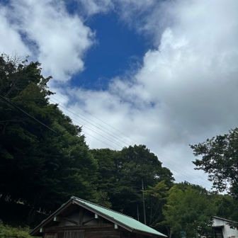駐車場に降りると晴れてる☀️
登山あるある