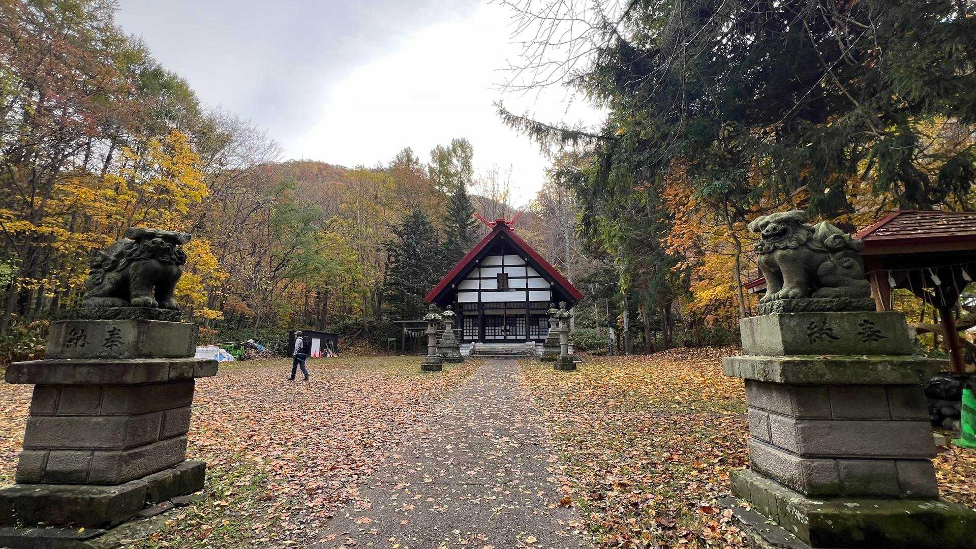 定山渓神社⛩️。