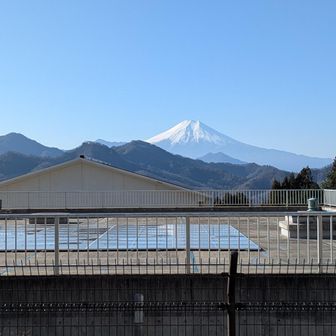 貯水池からの眺め、朝から最高ですね!