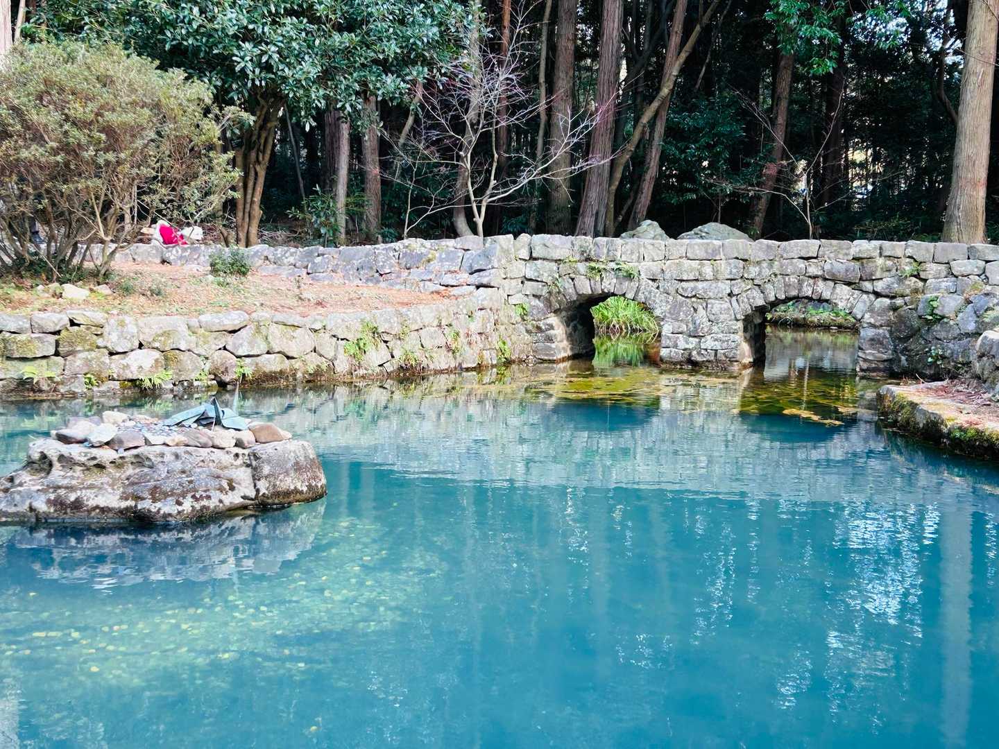 再び神社
裏手のメガネ橋