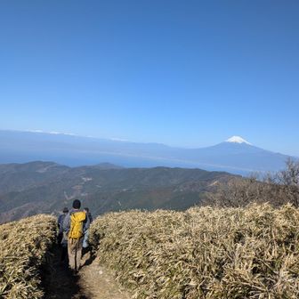 富士山を見ながら贅沢下山