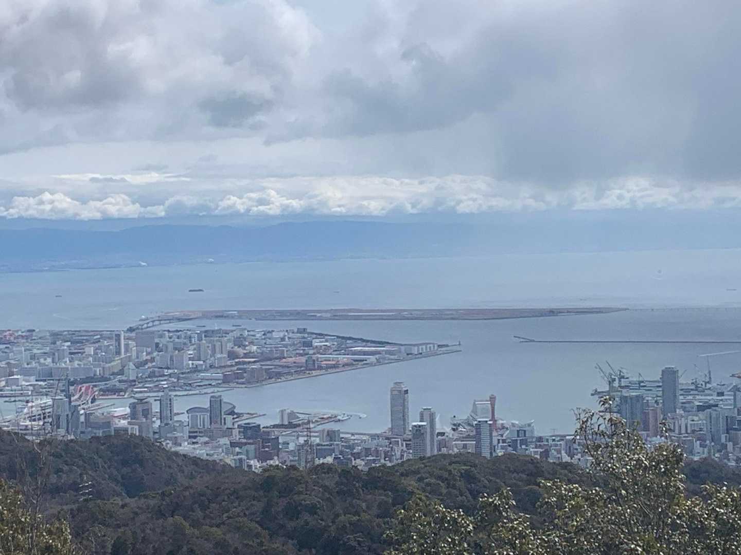 鵯越駅-石井ダム登山口-菊水山-鍋蓋山-再度越-諏訪山公園 縦走コースの写真