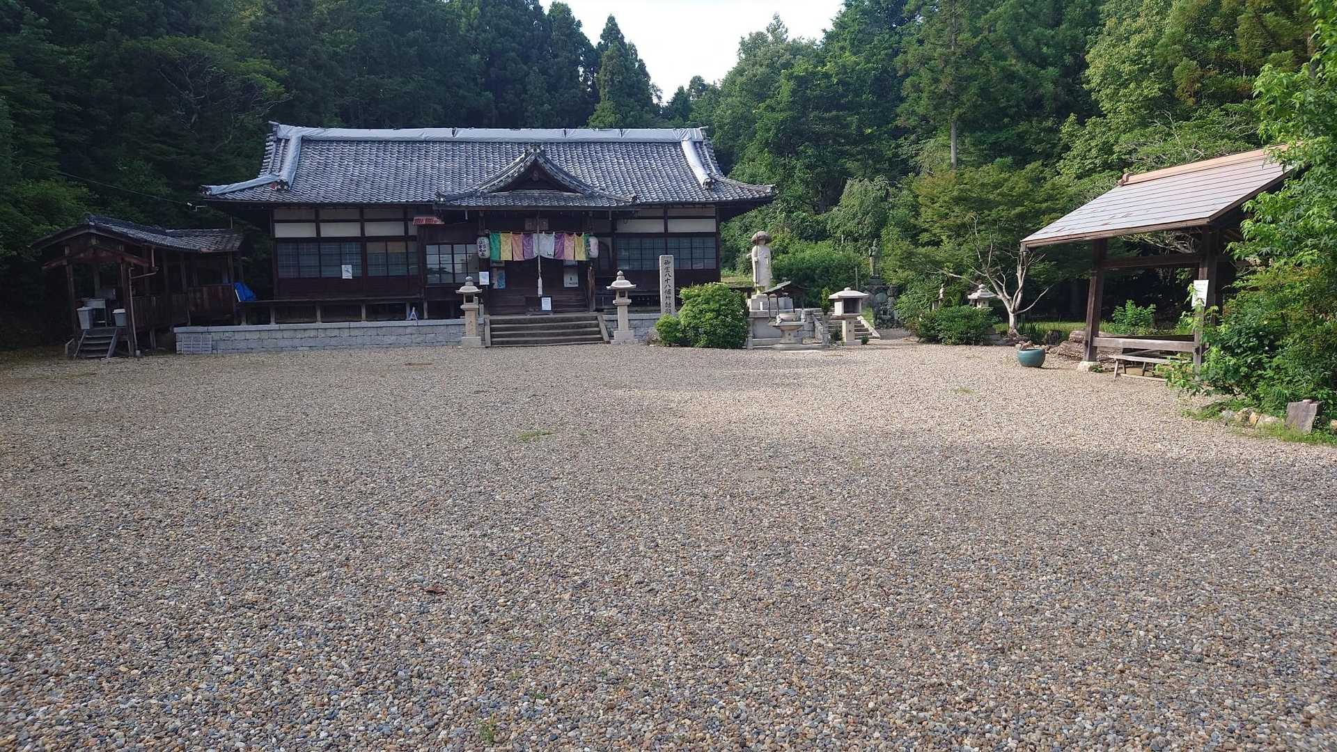 御室仁和寺バス停-成就山-御室八十八個所結願所 周回コースの写真