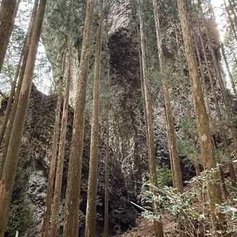 これまた別の巨岩に…