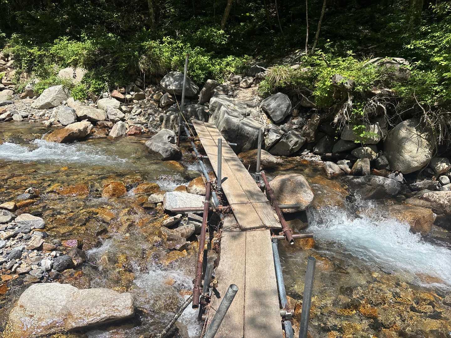 広河原ルートの写真