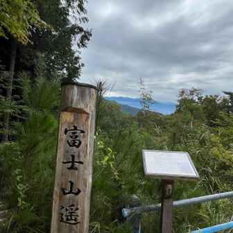 ロープウェイ乗り場付近まで登って来ると、一気に観光地！ハイカーより観光客の方が多そうでした。
富士山は全然見えず😢