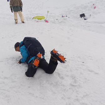 ピッケルの使い方講習