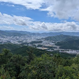  山頂からの眺めは最高で〜す✌️
長崎市内中心部