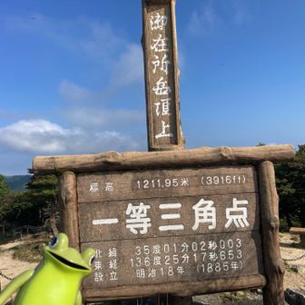 御在所岳頂上