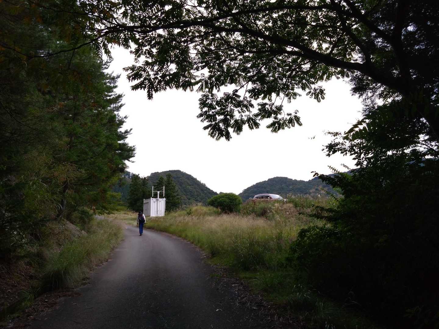 駐車場が見えてきました。
へたれることなく、全部歩くことができ、お花畑にも出逢えました。
Happyな山歩きができ、感謝💕