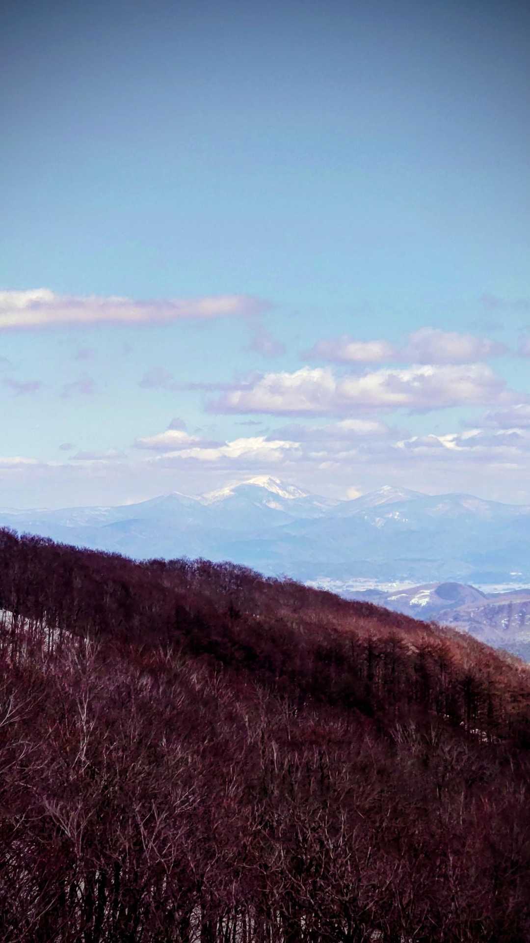 薄っすら早池峰山見えました…