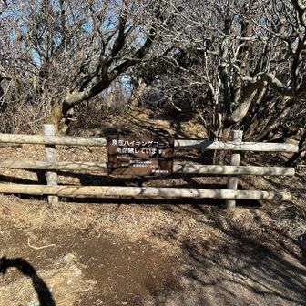 箱根山(神山)山頂から大涌谷方向の登山道は閉鎖されています。