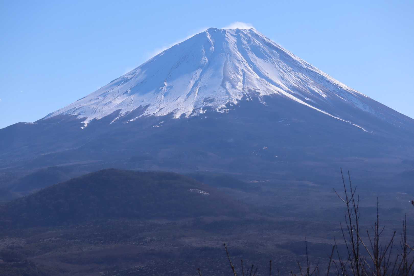 望遠レンズで