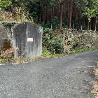 車道を砥神山登山口へ。