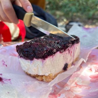 山友さん手作りレアチーズケーキ