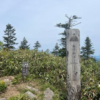 鳥甲山
登頂です。