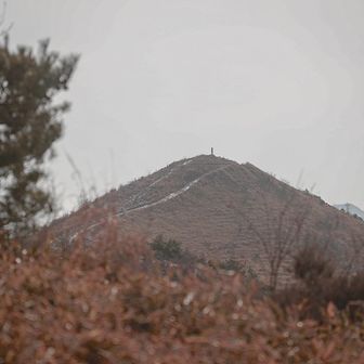 目指す飯盛山も見えてきます。