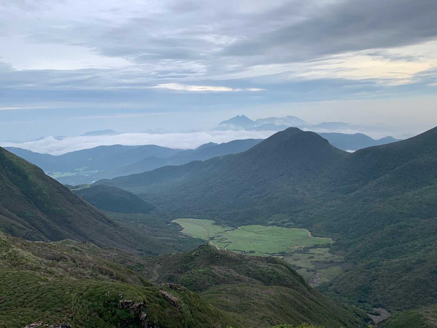 赤川登山口-久住山-中岳-稲星山 往復コースの写真