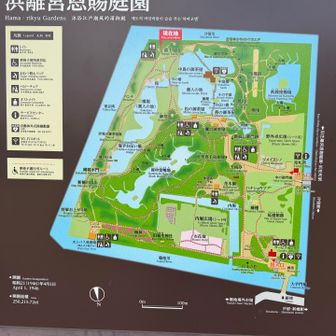 庭園の地図