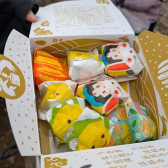 みずほさんからお月見きびだんごのおやつ