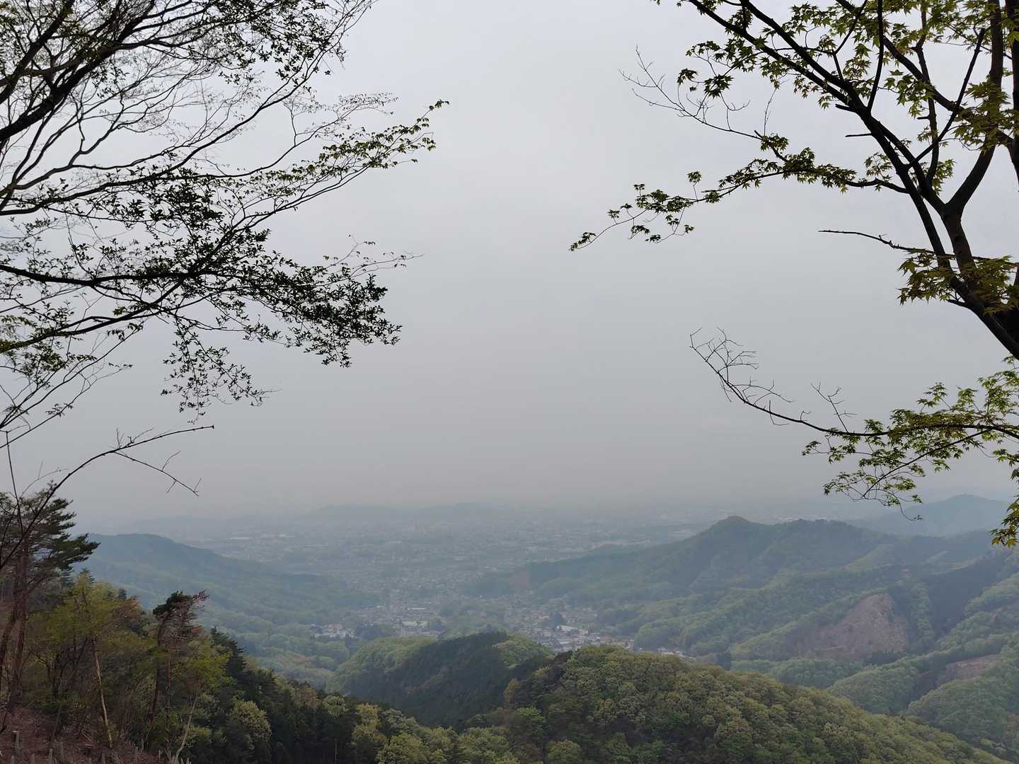 天気が良かったらもっといい景色ですね