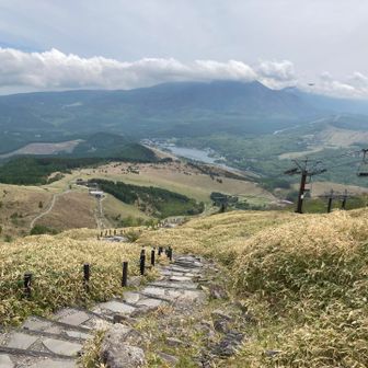 白樺湖、蓼科山