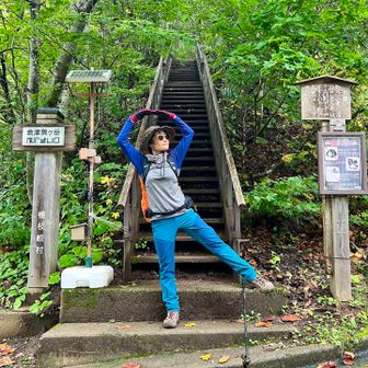転ぶことなく無事下山🚩

念願だった
会津駒の山頂踏破⛰️✨
駒の小屋のグッズ購入👕✨
が叶い
雨の登山となったものの、達成感、満足度の高い会津駒ヶ岳山歩となりました

ありがとうございました🤠🎶