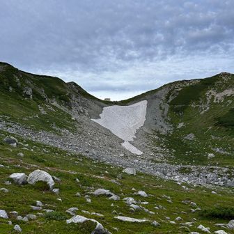 劔御前小屋🛖を通り雷鳥沢に下山🥾