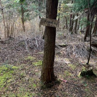 西阿弥陀山なのに、プレートはなぜか東阿弥陀山