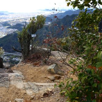 ということで山頂を後にしました
私は別行動、この西峰から片山コース→勝坂コースで下山します