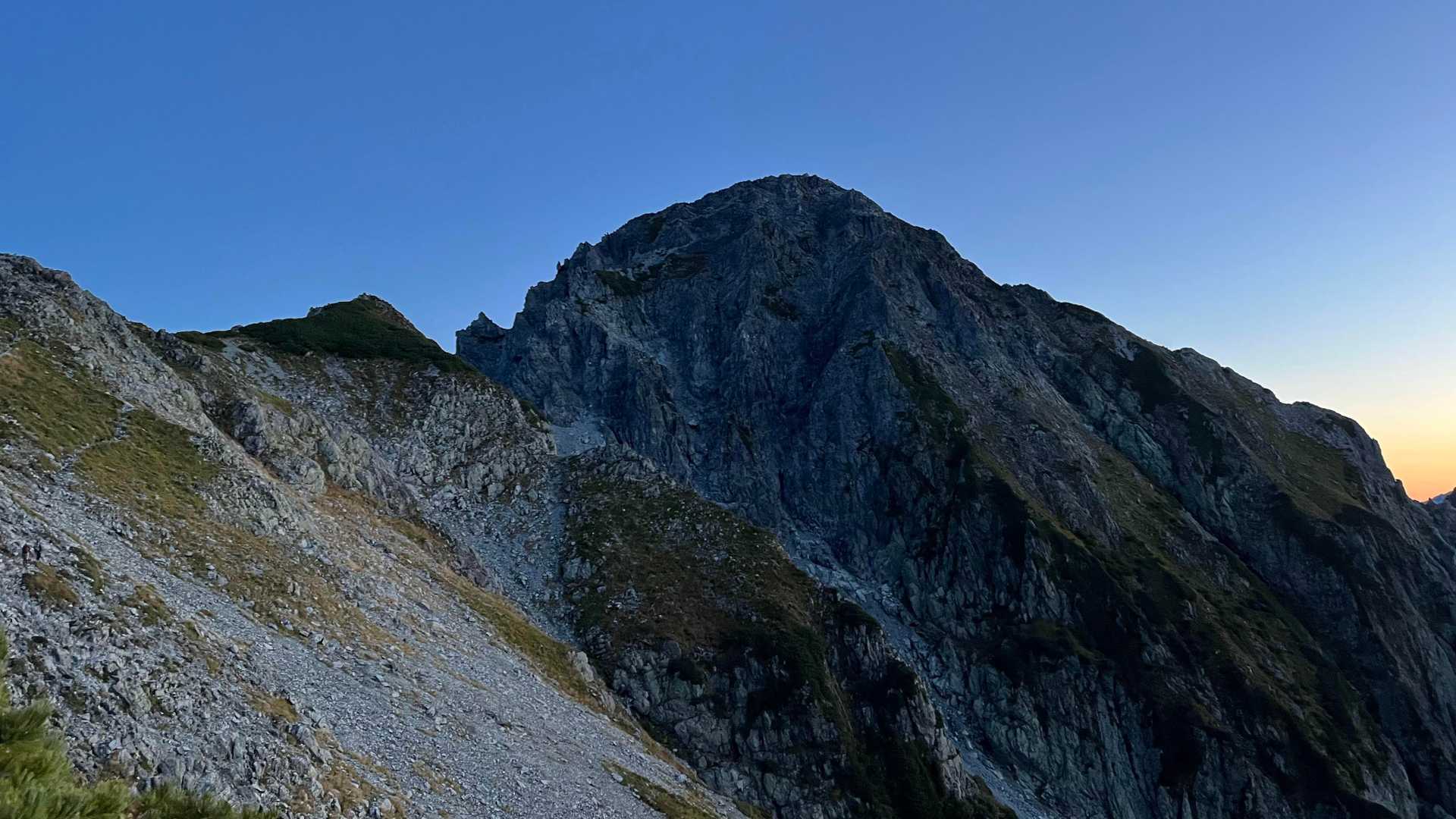 前剱-剱岳-室堂登山口 縦走コースの写真