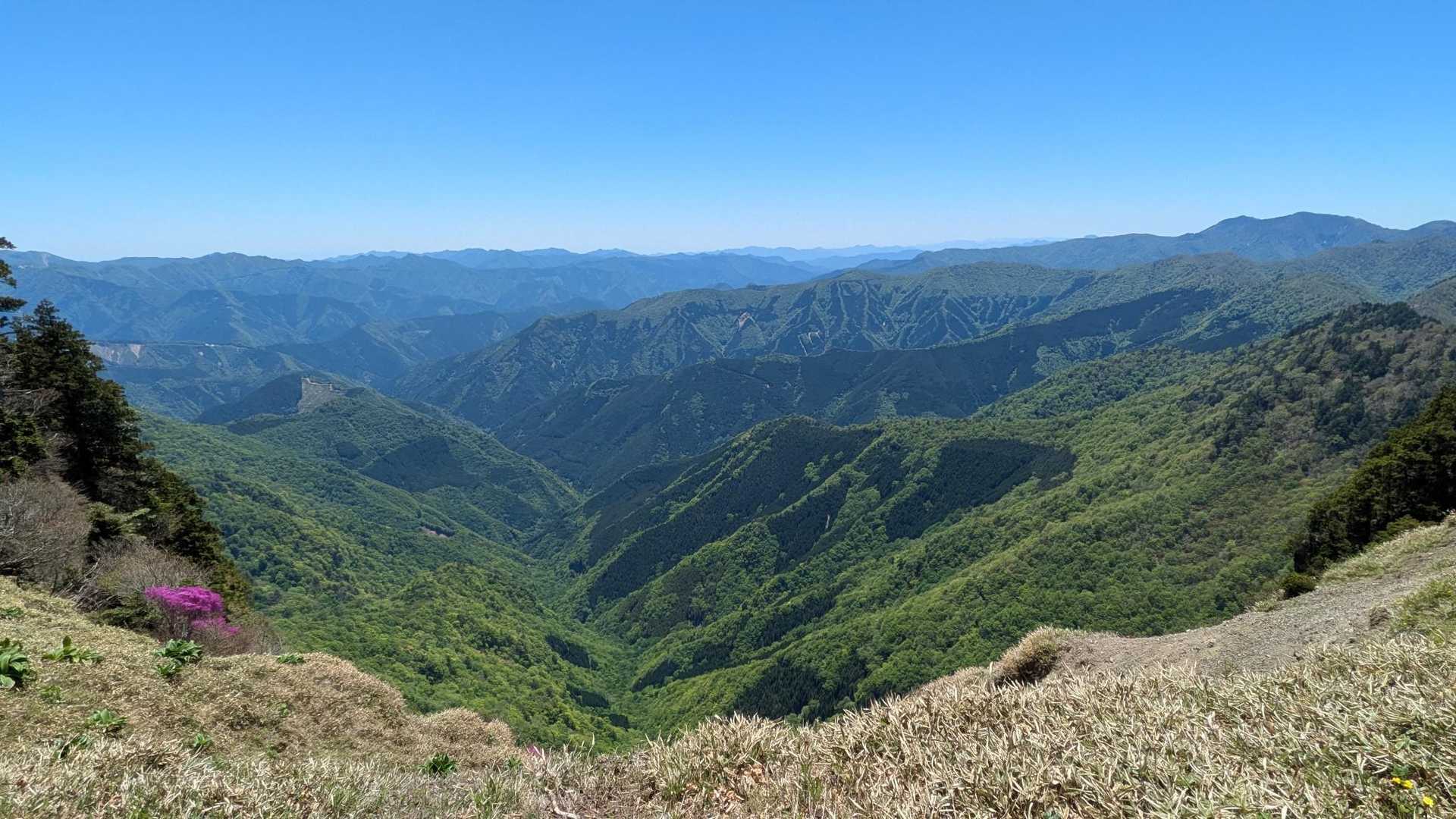 大普賢岳 和佐又〜石の鼻〜山頂〜国見〜七曜　周回コースの写真